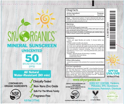 Sky Organics Sunscreen Spf50 (Sky Organics Sunscreen Lotion Spf50)